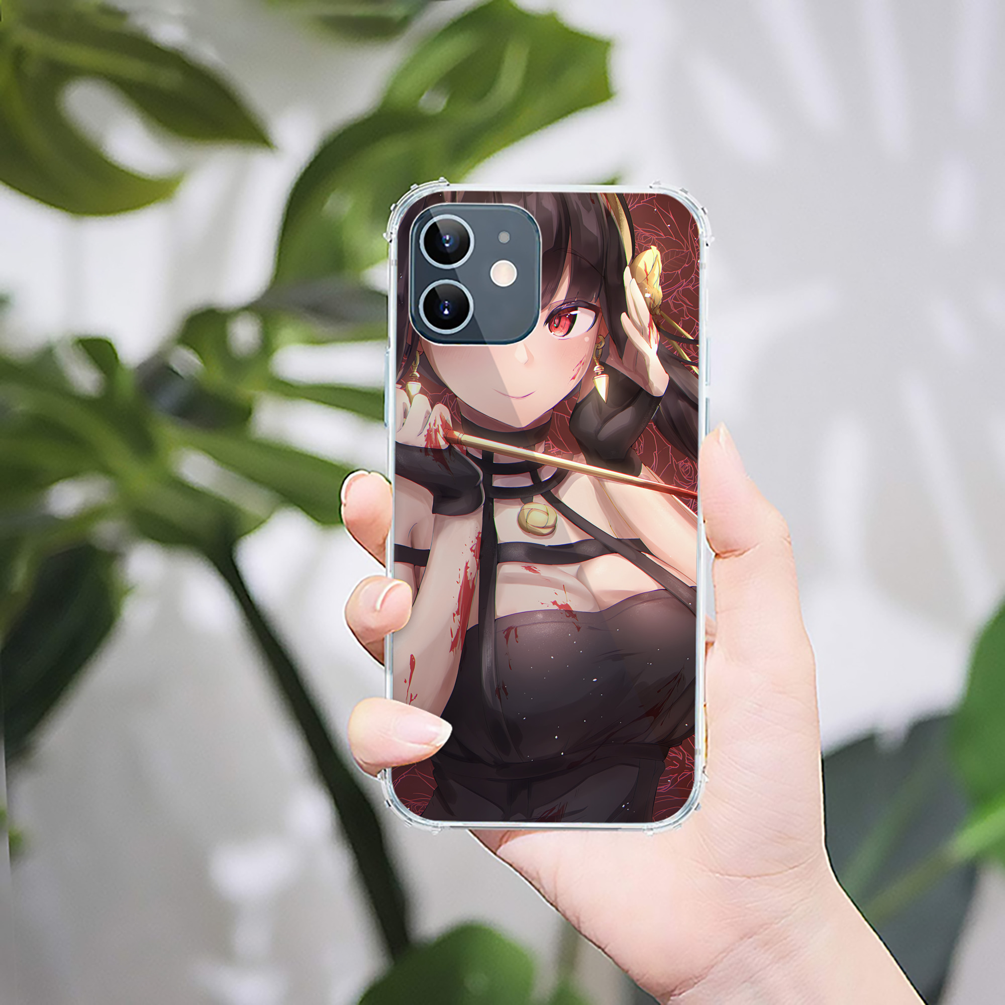 （画像用） SPY×FAMILY间谍家家酒 【iPhone 12シリーズ対応】透明スマホケース（クリアソフトケース）